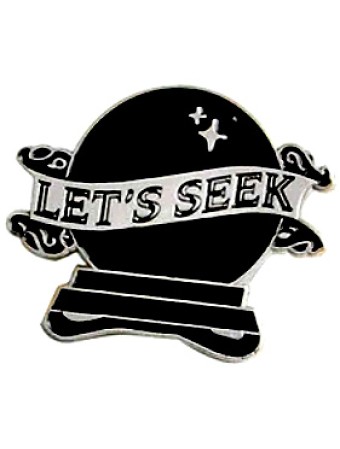 Let's Seek Enamel Pin